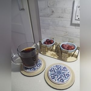 Serving tray for couple